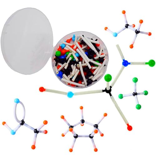 mengger moléculaire Modèle Kit 96pcs biochimie Chimie Organique et inorganique Set de modélisation Scientifique Atom Liens l'enseignement Chimie...