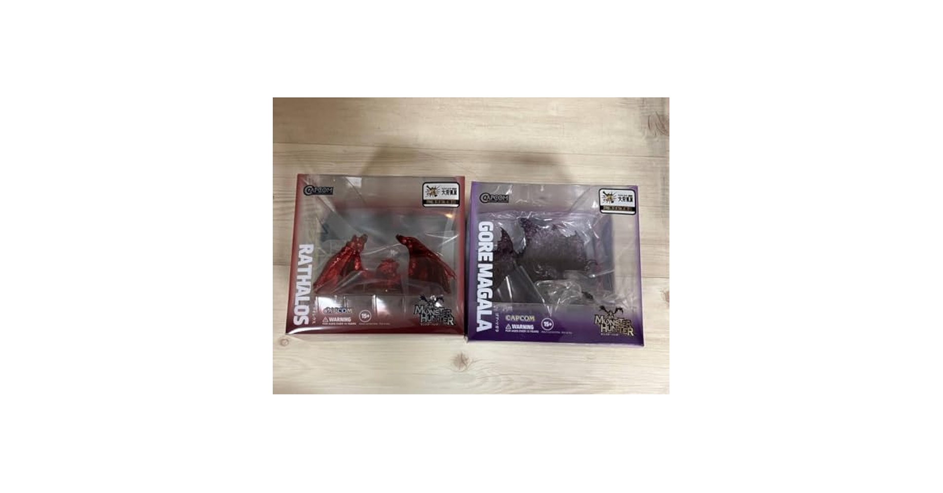 大狩猟展限定 リオレウス＆ゴア・マガラ フィギュア Amazon | フィギュア2体セット モンスターハンター 20周年 大