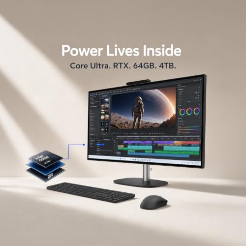 Image of HP OmniStudio X 27 inch All-in-One Desktop Core Ultra 7, RTX 5050