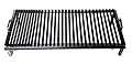 Premium Argentine Grill - V Angle Iron Grill with Handles and Drain Pan, Iron grill, Heavy Duty, BBQ Grill. (28 X 24 in)