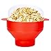 Bulaned Ciotola per Pop Corn, Macchina per Popcorn per Forno a Microonde, Popcorn a Microonde Ciotola per Pop Corn in Silicone