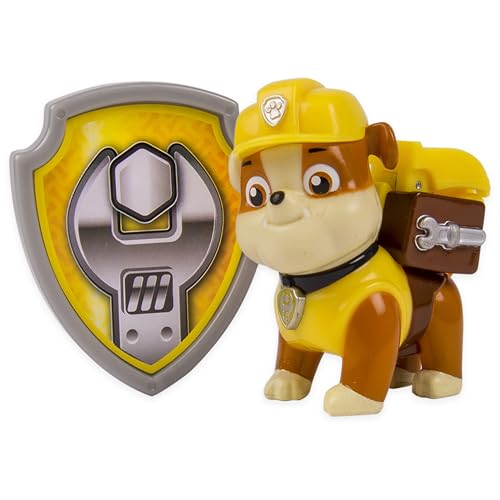 Paw Patrol Action Pack Pup & Badge, Rubble
