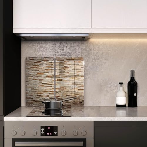 Planche à découper Wallfluent pierres de texture pour cuisiner et protéger vos plaques