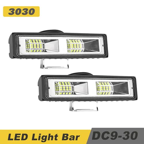 Barra de luz LED impermeable IP67 de 48W con alta visibilidad para vehículos 3