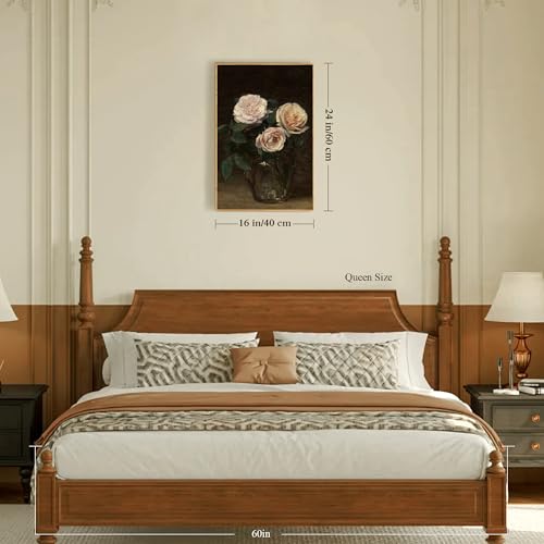 Tableau decoration murale salon moderne et chambre rose avec impression botanique - 5