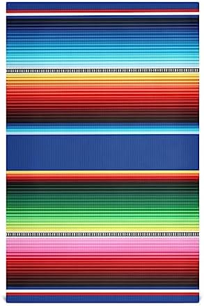 YETTASBIN Mexican Serape Blanket Stripes Kitchen Dish Towel 4 Pack, Soft Absorbent Dishcloths Reusable Hand Towel Washable Tea Towels for Home Kitchen Bar Table Decor, 28 x 18 Inch