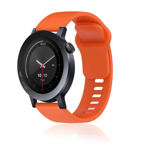 Correa para reloj CMF Watch 3 Pro de silicona naranja miniatura 1