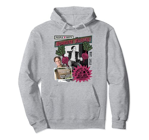 The Office Collage de Granjas de Schrute Sudadera con Capucha
