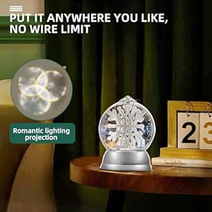 Snow Globe,6.5" Christmas Snow Globes, with Swirling Glitter, Battery Operated, Spinning Water Glitters, 2025 Tabletop Figurine for Adults Unique, Kids, Women, Girls, Christmas Decorations Indoor Snow Globe65 Christmas Snow Globes with Swirling Glitter Battery Operated Spinning Water Glitters 2025 Tabletop Figurine for Adults Unique Kids Women Girls Christmas Decorations Indoor