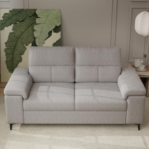 Image of Upvilla 71.25 inch Modern Couches Deep Seat Sofa for Living Room(Light Gray)