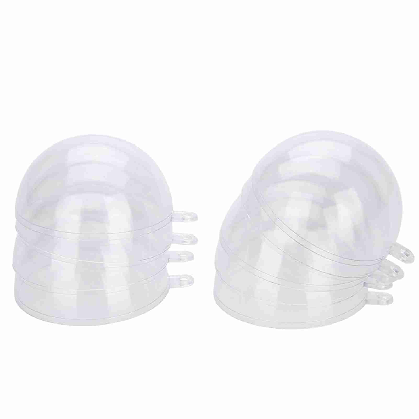 Boules remplissables écologiques 8cm lot de 20 pour loisirs créatifs et Noël