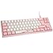 Produktbild Ducky Miya Pro Sakura Edition, MX-Blue, Pink-LED  Weiß/Pink