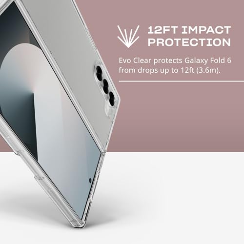 Tech21 EvoClear case for Samsung Galaxy Z Fold6 - Impact Protectoin -Anti-Yellowing - Clear case - image 3