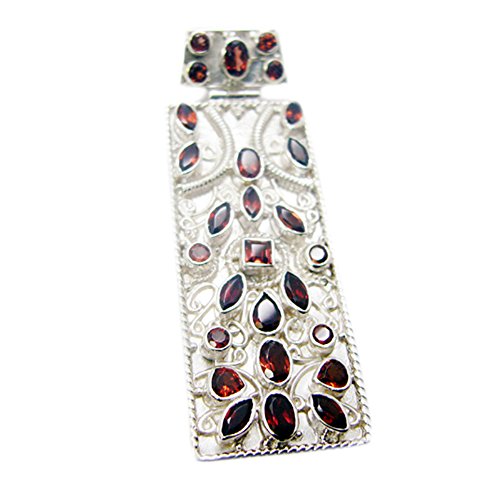 Colliers pendentif argent véritable anti-ternissement multi gemmes - 2