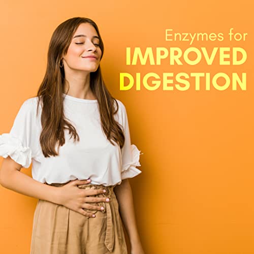 Image of Pure Nutrition Digestive Enzymes 840mg with Bromelain - 120 Veg Capsules | Supports Digestion, Nutrient Absorption & Gut Health | Blend of Amylase, Lipase, Protease, Cellulase | Eases Gas & Bloating