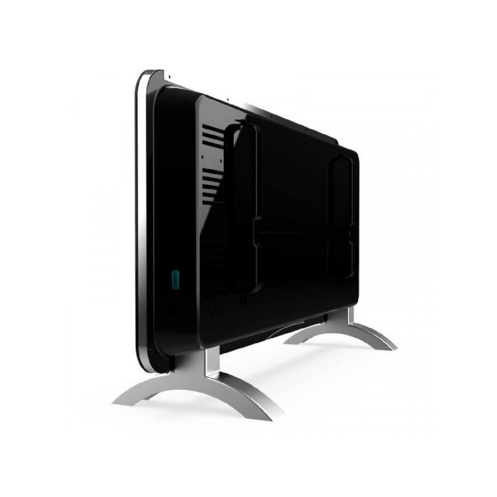 Cecotec Konwektor grzewczy ze szklanym blatem Ready Warm 6670 Crystal Connection. 1500 W, sterowanie WiFi, regulowany termostat, timer, stojak podłogowy, nadaje się do łazienki (IP24), bezgłośny