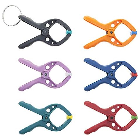 wolfcraft microfix Mini Spring Clamp Set, 7 pcs. I 3420000 I The miniature spring clamp for fiddly tasks Cover