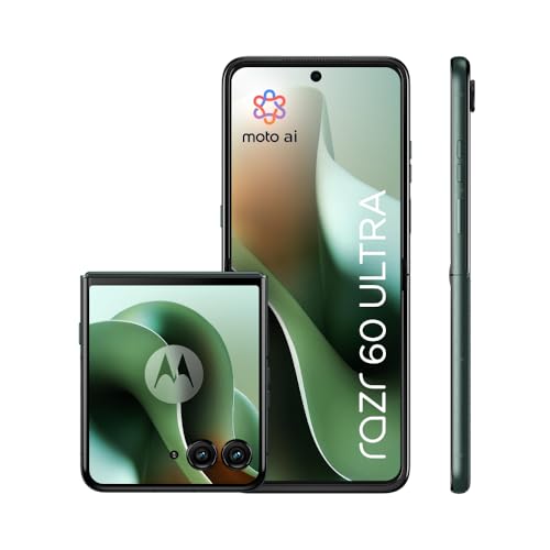 Motorola Razr 60 Ultra con Moto AI (16/512GB, 50+50MP, selfie 50MP, display esterno 4.0' interno 7' pOLED 165Hz, Qualcomm Snapdragon 8 Elite, 4700mAh, 5G, Dual SIM, Android 15) PANTONE Scarab