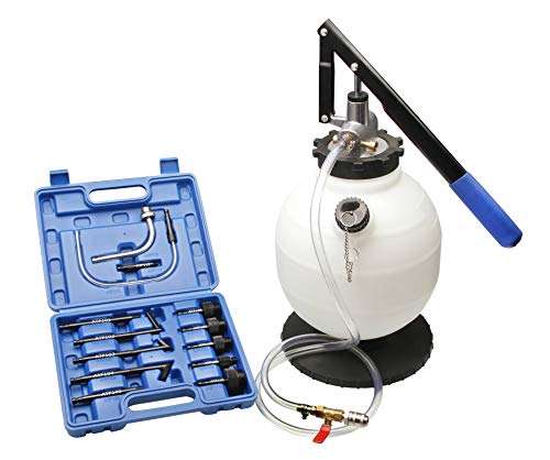 Stahl-Faust Ölfüllgerät Einfüllgerät ATF Getriebeölpumpe 7,5L und 15 Adapter