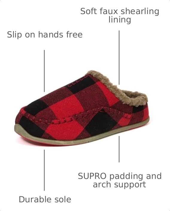 Image of Deer Stags Men's Comfort Slippers