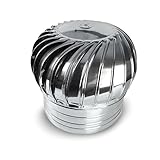 MYUYEE Tapa De Ventilación para Chimeneas, Conducto De Escape, Tapa De Ventilación para Lluvia, Tapa De Ventilación. Campanas Extractoras De Techo De Alta Resistencia (E-11.8)
