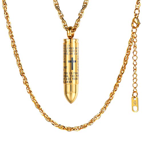 PROSTEEL Collana Pendente Uomo Cindolo Proiettile