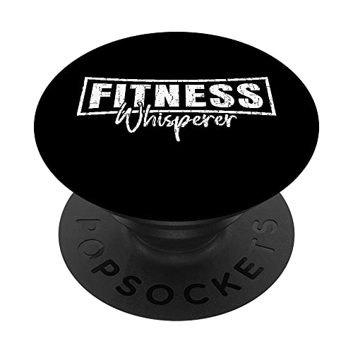 Fitness Whisperer Funny Personal Trainer Ejercicio Gráfico PopSockets PopGrip Intercambiable