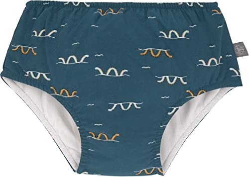 Lässig Baby-und Kleinkind-Schwimmwindel Badewindel Badehose mit Windel mit UV-Schutz Seasnake Blue 3-6 Monate