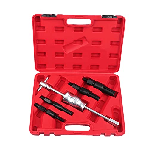 Dioche Bearing Puller, 5 pcs, 9 pcs or 16 pcs Blind Hole Bearing Puller Set Blind Bearing Puller Inner Bearing Race Puller for Automotive Repair Personal Vehicle DIY (5 PCS)