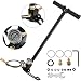 OrangeA Airgun PCP Pump High Pressure Hand Pump 3 Stage Air Rifle 4500 Psi Pistol Charging (black)