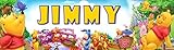 Winnie the Pooh - 8.5'x30' Personalized Name Poster, Customize With Your Child's Name, Birthday...