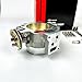 BLOX Racing Tuner Series 70mm DUAL Pattern Throttle Body with Thermal Throttle Body Gaskets K20 K24 PRBPRC RBC RRC, BXDP70MM-THRMLS