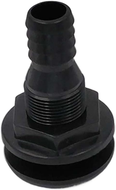 Plastic Thru Hull Plumbing Fittings Stable Marine Connector Compatible With Boat Parts Sports Outdoors Use