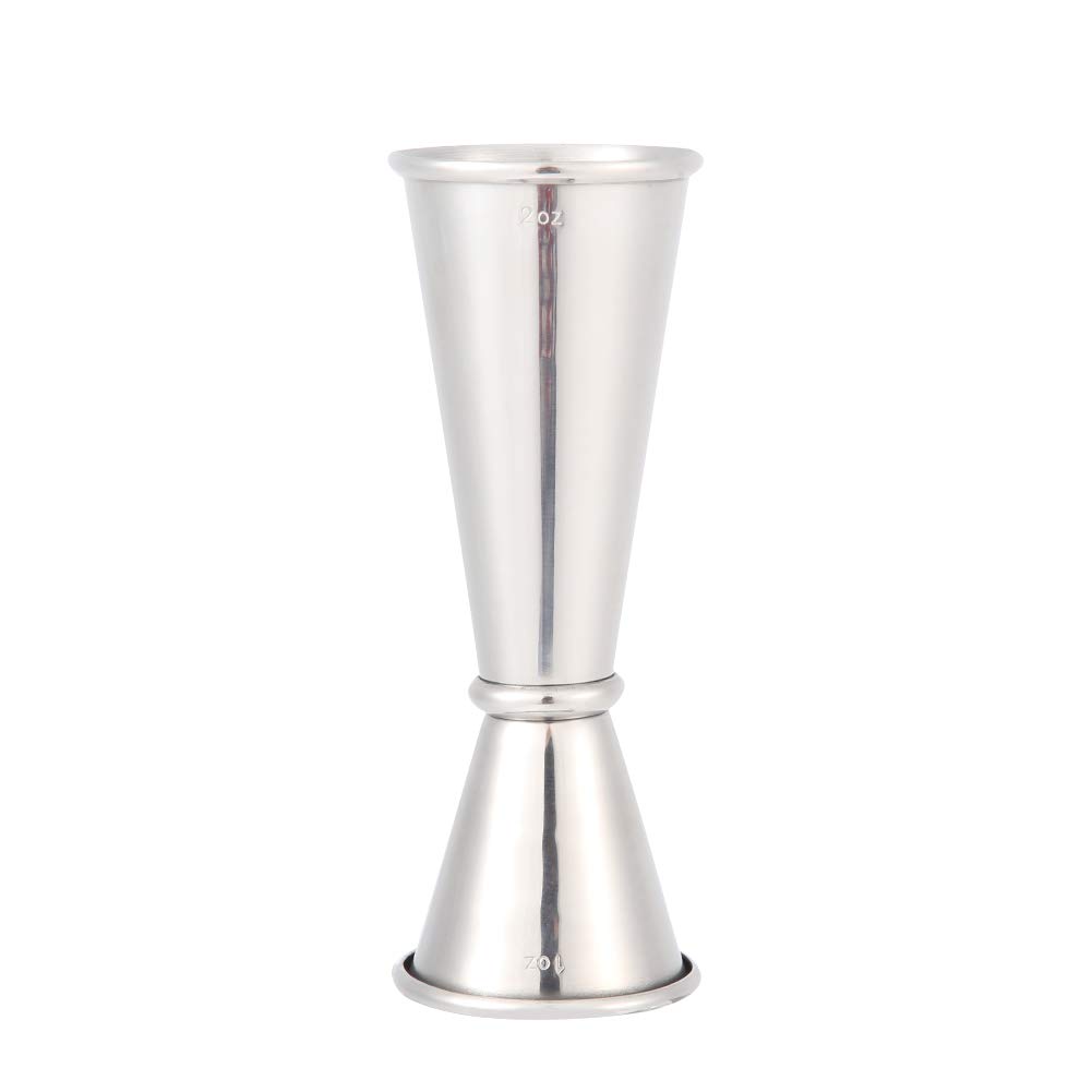 Jigger 304 Stainless Steel Bar Measuring Cup Cocktail Jigger Wine Tool with Scale Perfect Party Silver Kitchen Tools 60ml