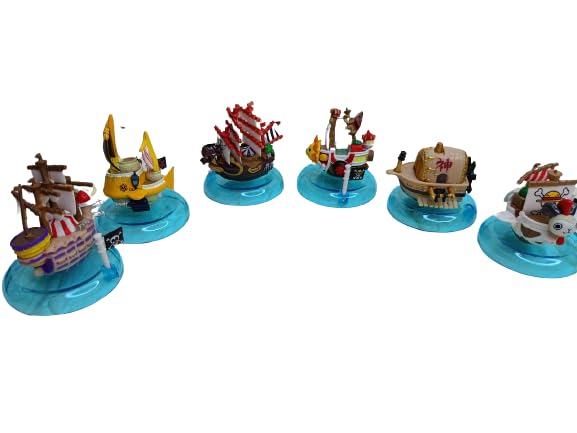 BOENJOY Gifts- Anime One Piece Pirate Ship Action Figures Toy for Car Dashboard, Study Table, Office Desk Anime Manga, Size Approx 5-6 cm/Set of 6 (B0CJY9HLH1) Amazon Price History, Amazon Price Tracker