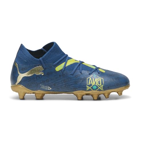 PUMA - - Junioren Future 7 Match Bna Fg/Ag Schuhe, Kolorit Sailing Blue/Marine Blue/Pelé Yellow/Grass, GröÃŸe: 38 EU
