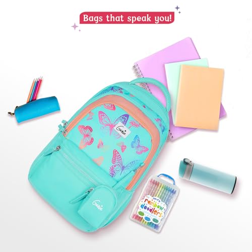 Image of Genie Backpack for Women & Girls (27L) | Trendy Casual & College Casual Backpack | Multi-Compartment, Water Resistant