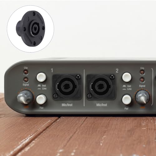 MECCANIXITY 2 piezas conector hembra XLR panel miniatura 6
