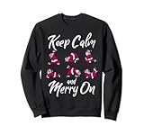 Photo Gallery keep calm merry on funny christmas yoga camicia yoga felpa Photo Gallery keep calm merry on funny christmas yoga camicia yoga felpa