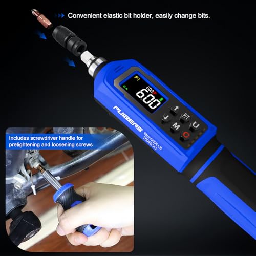 PUIBERS 46 Pcs Digital Torque Screwdriver Set