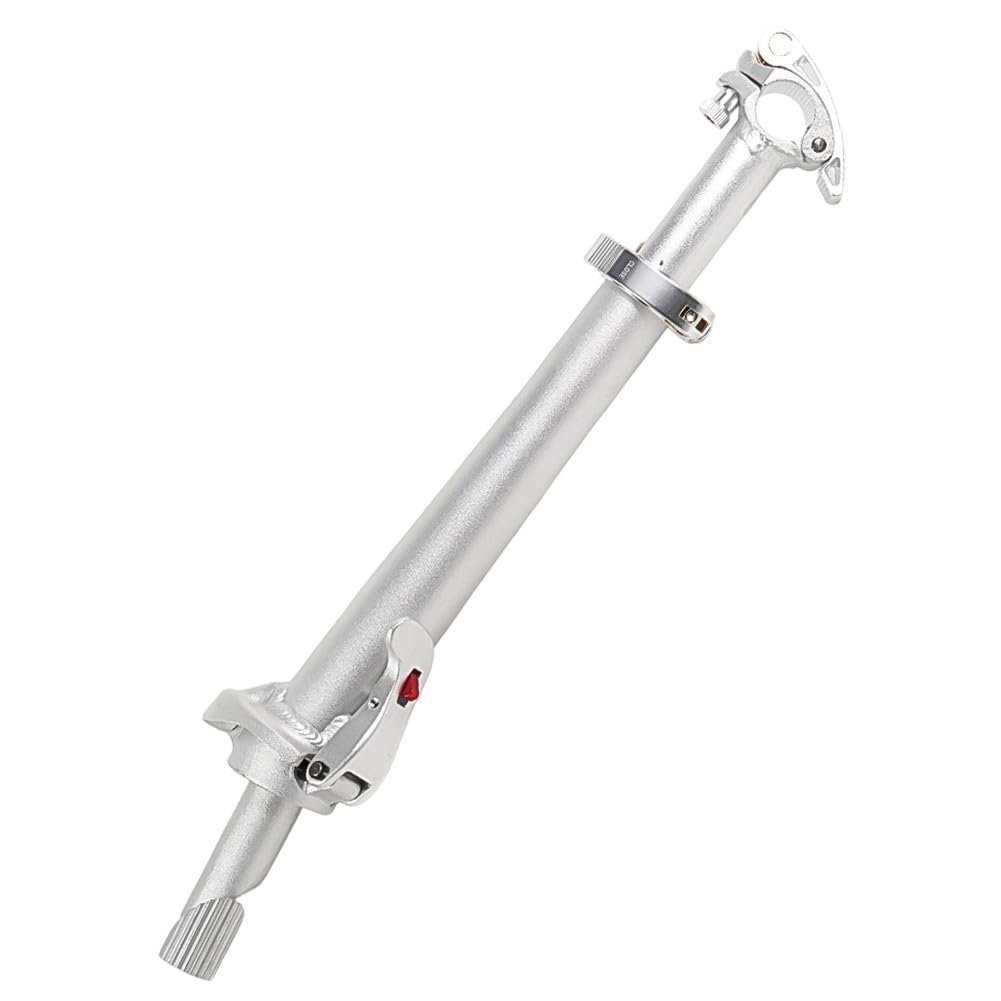 Regolabile Pieghevole per Manubrio Della Bicicletta Riser 28.6mm Bici Elettriche, Lega di Alluminio Attacco Anteriore con Regolazione Altezza, 270mm, Nero