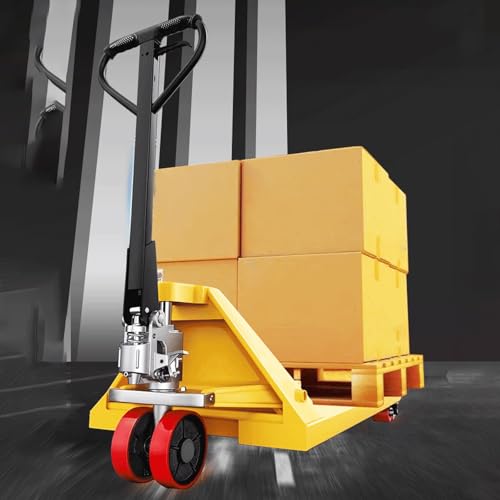 Robuster manueller Palettenwagenheber mit einer Kapazität von 2,5 - 4,989 kg, 54,9 x 119,9 cm Gabelstapler für Lager und Industrie, 3 Tonnen Palettenwagen