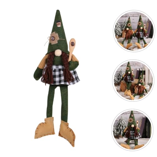 Gnomes de Noël figurines décorations gnomes de haricots pour cheminée