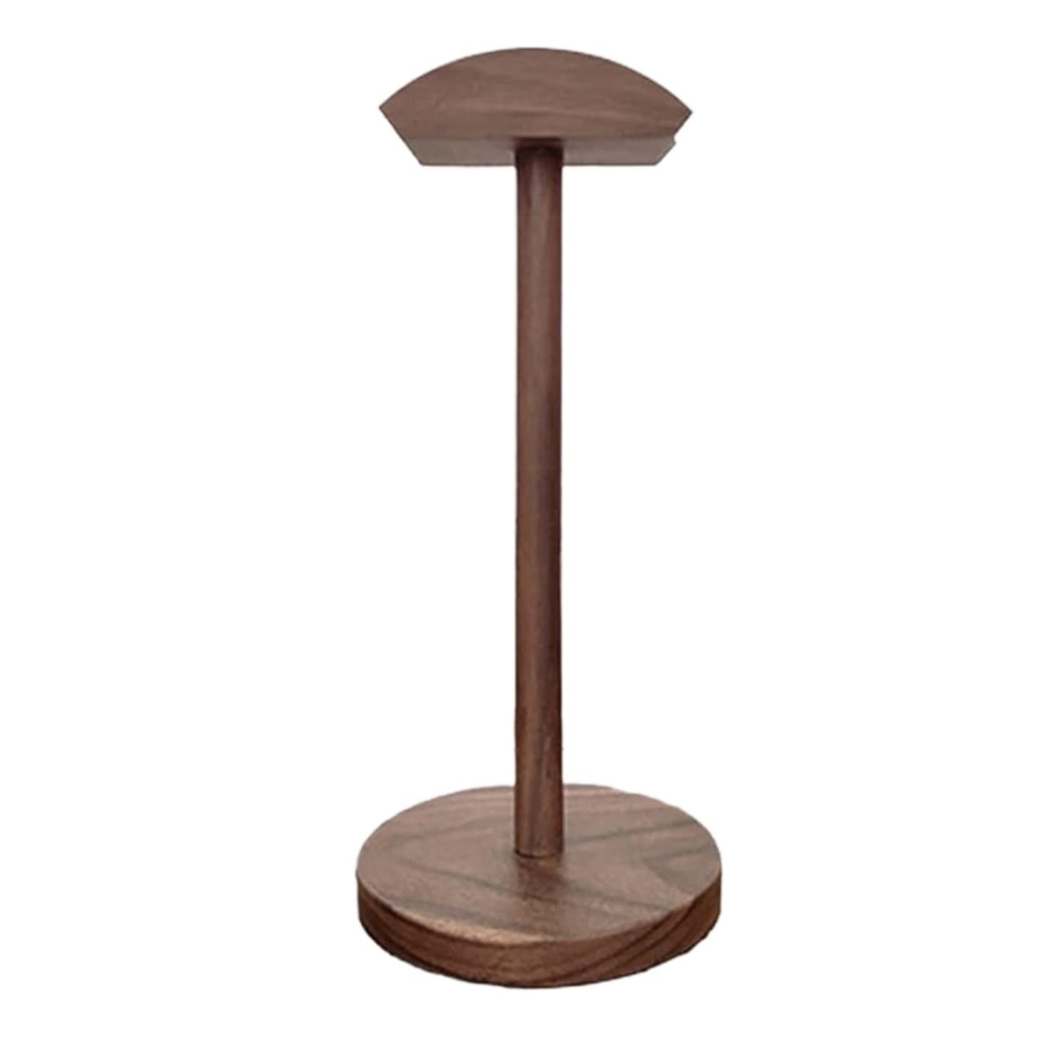 Supporto Per Cuffie Porta Cuffie Supporto Per Cuffie Creativo Per In Legno Naturale Per Scrivania Da Tavolo Con Base Solida Organizzare(B)