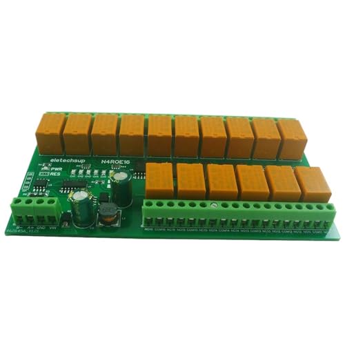 Carte de relais RS485 Modbus RTU 24V CC à sortie numérique pour boîtier rail DIN