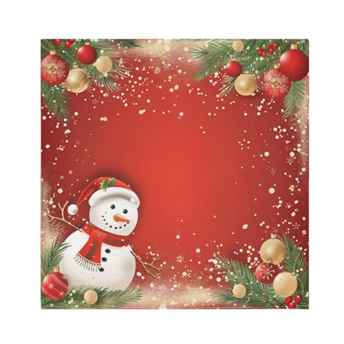 Servilletas de tela Navidad multicolor pack 6 miniatura 1
