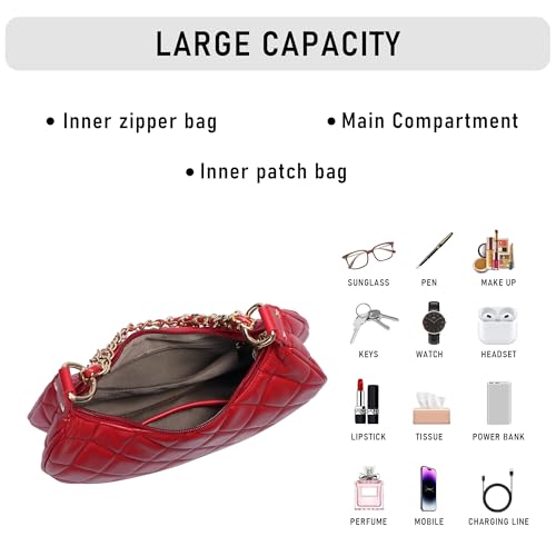 Image of Chinllo Purse for Women Shoulder Bag Vintage Clutch Hobo Tote Handbags