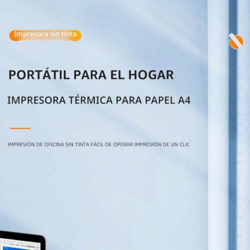 Miniatura 6 de Ejoyous Impresora Térmica A4, Impresora Móvil A4 Para Viajes, Pequeña Impresora Portátil Bluetooth, Compatible Con Android E Ios, Admite Papel Térmico A4 Sin Cartuchos