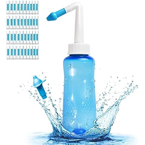 Limpiador Nasal - 300ml con 40 paquetes de sal Cover