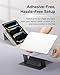 MOFT Laptop Stand for Desk, Non-Adhesive Laptop Stand with 2 Adjustable Viewing Angles, Foldable and Portable Universal Compatible with 7-11" Tablets & 11-14" Laptops, Jet Black